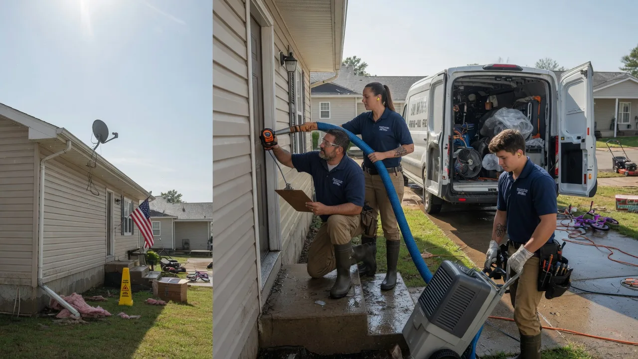 Ceiling Water Damage Restoration in Bryant, WI near me